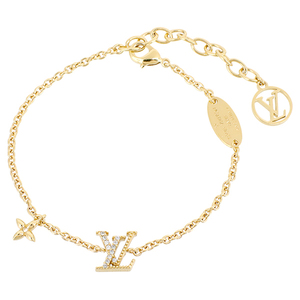  Louis Vuitton LOUIS VUITTON bracele LV Aiko nik lady's M00587 Gold h-c754