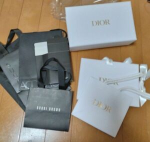 ショッパー　ギフトボックス　 ディオール Dior 布袋 空箱