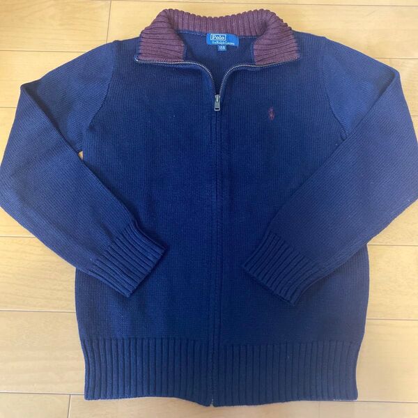 POLO ラルフローレン ジップアップ ニット セーター