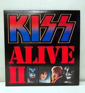 AE42405u▲国内盤 Kiss/キッス/ALIVE Ⅱ 2LPレコード(2枚組) アライブ2