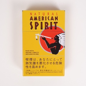  american Spirit cigarettes can case a female pi orange unused goods 