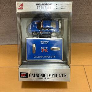 【新品未開封】シー・シー・ピー 1/58 REALDRIVE nano CALSONIC IMPUL GT-R SUPER GT 2008RACING SET superGT