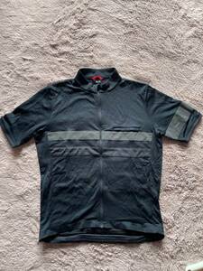  beautiful goods rapha men's brube jersey rough .XL black 