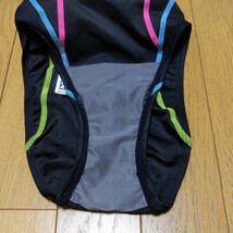 美品 ハイカット nux-f ARN-1011WH SSサイズ 競泳水着 光沢 ブラック×ピンク arena アリーナ ニュークスF fina承認 送料無料 匿名配送_画像6