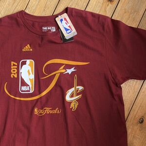 新品 adidas アディダス Tシャツ メンズ Lサイズ NBA バスケ THE GO-TO TEE 半袖 2017 The Finals ファイナル タグ付き未使用品 T2545