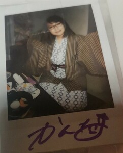 . cape plane autographed Cheki Takara image ... woman on ..***. privilege 