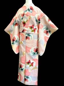  античный кимоно *.. одиночный . полька-дот бабочка . Taisho роман натуральный шелк кимоно ... Nara магазин 