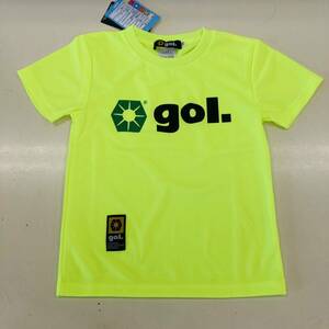 2023 новый товар стандартный товар gol.goru Junior dry рубашка 150 флуоресценция желтый YEL G392-884J футбол футзал ребенок Kids тренировка надеты футболка 