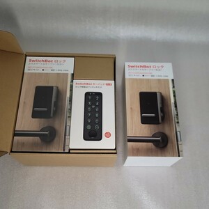 【新品未開封】スマートロック SwitchBot ロック×2個 & 指紋認証パッド セット