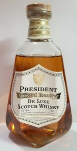 ★綺麗!!★PRESIDENT Special Reserve DE LUXE プレジデント スペシャル リザーブ デラックス スコッチ ウイスキー 750ml 43%