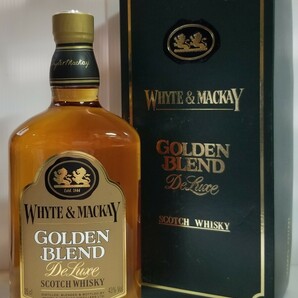 ★箱付★綺麗!!★WHYTE & MACKAY GOLDEN BLEND DeLuxe ホワイト マッカイ ゴールデン ブレンド デラックス スコッチ ウイスキー 750ml 43%の画像1