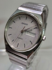 ★ヴィンテージ腕時計★RADO ラドー WATERSEALED 114 3478 4 シルバー メンズ クォーツ 腕時計