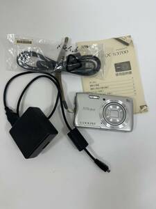 #11337 Nikon/ニコン/COOLPIX/クールピクス/S3700/箱無し・付属品付/デジタルカメラ/デジカメ/シャッターOK/通電確認済/コンパクト