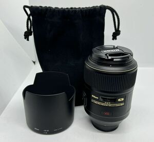 美品 Nikon N AF-S MICRO NIKKOR 105mm 1:2.8G ED VR【HY110】