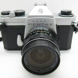 ASAHI PENTAX SPOTMATIC SPF フイルムカメラ S-M-C TAKUMAR 1:3.5/28 1:3.5/135 1:1.8/55 【ANO002】 の画像2