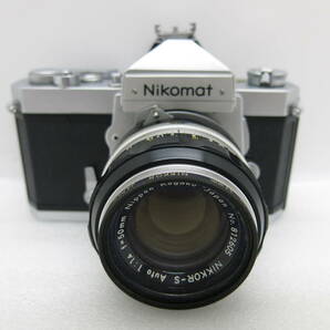Nikomat N FT フイルムカメラ NIKKOR-S Auto 1:1.4 f=50mm / NIKKOR-Q.C Auto 1:4 f=200mm 【ANO008】 の画像5
