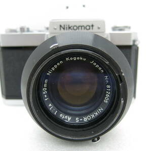 Nikomat N FT フイルムカメラ NIKKOR-S Auto 1:1.4 f=50mm / NIKKOR-Q.C Auto 1:4 f=200mm 【ANO008】 の画像2