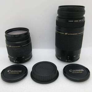 CANON LENS EF ULTRASONIC 75-300mm 1:4-5.6Ⅱ / ULTRASONIC 28-80mm 1:3.5-5.6Ⅳ   【ANO021】  の画像1