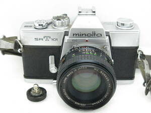 minolta SRT101 フイルムカメラ　MC ROKKOR-RF 1:1.7 f=55mm 【EP008】