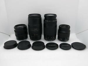 CANON ZOOM LENS EF100-200mm1:4.5A /75-300mm1:4-5.6Ⅱ /35-80mm1:4-5.6Ⅲ /23-70mm1:3.5-4.5Ⅱ　EP016】　　 