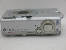 Canon IXY DIGITAL 500 デジタルカメラ　CANON ZOOM LENS 3x 7.4-22.2mm 1:2.8-4.9 【EP029】 _画像5