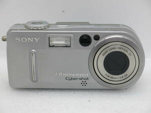 SONY Cyber-Shot 4.0 MEGA PIXELS デジタルカメラDSC-P9 SONY LENS OPTICAL 3x f=8-24mm 1:2.8-5.6 【EP033】