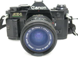 Canon AE-1 PROGRAM フイルムカメラ　CANON ZOOM LENS FD 35-70mm 1:3.5-4.5 【HY010】