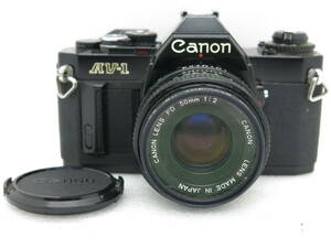 Canon AV-1 フイルムカメラ　CANON LENS FD 50mm 1:2 【HY048】