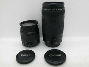 CANON ZOOM LENS EF 75-300mm 1:4-5.6Ⅱ / EF 35-80mm 1:4-5.6Ⅲ　　【HY053】