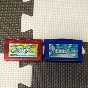 ゲームボーイアドバンス GBA ポケットモンスター ルビー サファイア ソフトのみ　2本セット