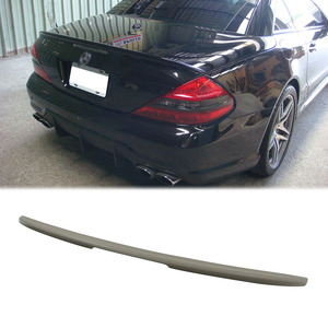 *在庫有即発送* 2003-2011 ベンツ SLクラス R230 エアロ 未塗装の素地 リアスポイラー トランクスポイラー AMG TYPE ABSの材質