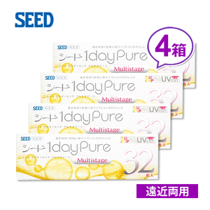 si-do one te- pure multi stage 4 box set soft contact lens 1 day disposable free shipping 
