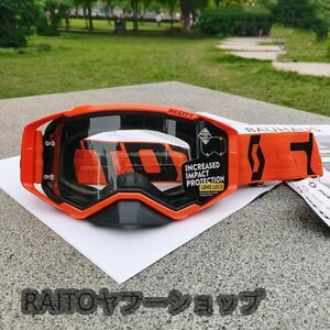 ★新品★スコット モトクロスゴーグル 高品質 オフロードゴーグル ビンテージゴーグル スキーゴーグル★防砂塵防水対応★