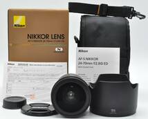 ＜極上美品！！＞　ニコン　Nikon　AF-S NIKKOR 24-70mm F2.8G ED　♪元箱＆ソフトケース＆フード＆説明書＆未記入国際保証書付き♪_画像1