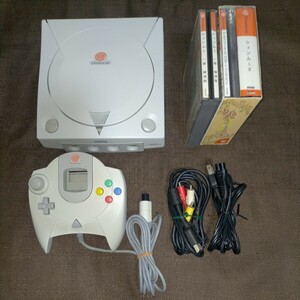 DC Dreamcast body complete set + soft set (shem-1,2)