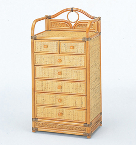  rattan chest rattan furniture chest 7 cup slim type 50 centimeter width drawer storage W-750 rattan arrangement chest of drawers 
