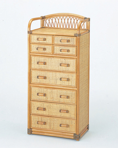  rattan chest rattan rattan furniture drawer 9 cup type 55 centimeter width storage W-703 rattan arrangement chest of drawers 