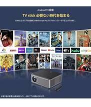 【Android TV搭載】WTONISY ホームシアター プロジェクター 4K対応　家庭用_画像2