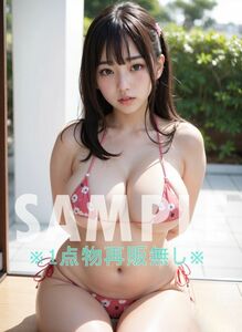 ※1点物※【高画質】A4サイズ アートポスター グラビア アイドル コスプレ セクシー 美女 巨乳 爆乳 モデル セクシー 可愛い 写真集 n0052