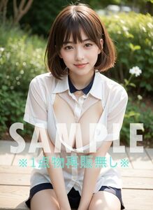 ※1点物※【高画質】A4サイズ アートポスター グラビア アイドル コスプレ セクシー 美女 巨乳 爆乳 モデル セクシー 可愛い 写真集 n0082