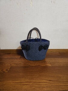  Anteprima Mist basket bag navy black ribbon ga- Lee Kirakira charm Celeb possible love . perfect score summer Must item 