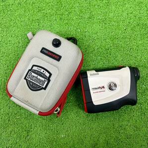 Bushnell ブッシュネル ピンシーカーTOUR V4 ジョルトSLOPE EDTION ホワイト ゴルフ レーザー距離計 距離測定器 管:0503の画像1