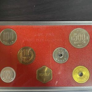 貨幣セット 4点 昭和59年 昭和60年(筑波博覧会記念500円白銅貨入り) 昭和61年 昭和62年(特年) ミントセット 造幣局 の画像6