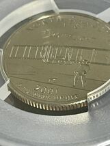 PCGS PR69DCAM 2001年　ノースカロライナ　25セント硬貨 鑑定済 _画像4