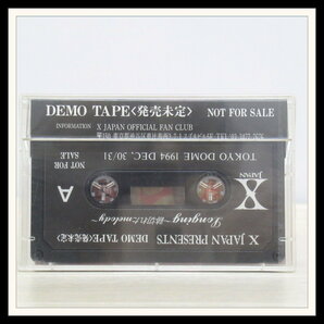 ▼【希少】未開封★ X JAPAN カセットテープ DEMO TAPE 限定デモテープ 1994年東京ドーム 非売品/YOSHIKI/TOSHI/HIDE【K2【R2024-04-16-315の画像2