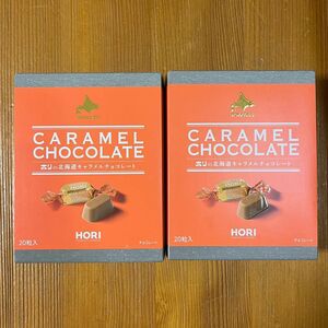ホリの北海道キャラメルチョコレート　2箱セット