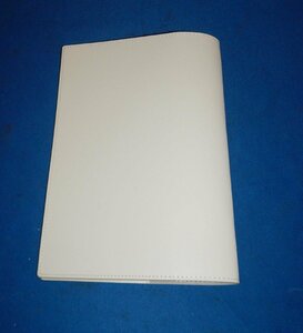 * leather book cover * Mill key white *