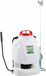 工進(KOSHIN) 背負い式 手動噴霧器 タンク 15L グランドマスター RW-15 ダイヤフラム ポンプ 人力 加圧 消毒 