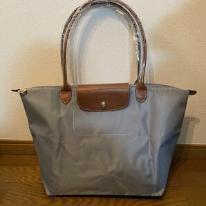 【新品】ロンシャン LONGCHAMP ル プリアージュ ショルダーバッグL グレーの画像1