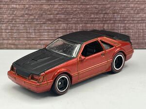 即決有★HW hotwheels 2012 BOULEVARD ブールバード'84 MUSTANG マスタング SVO リアルライダー★ミニカー ルース